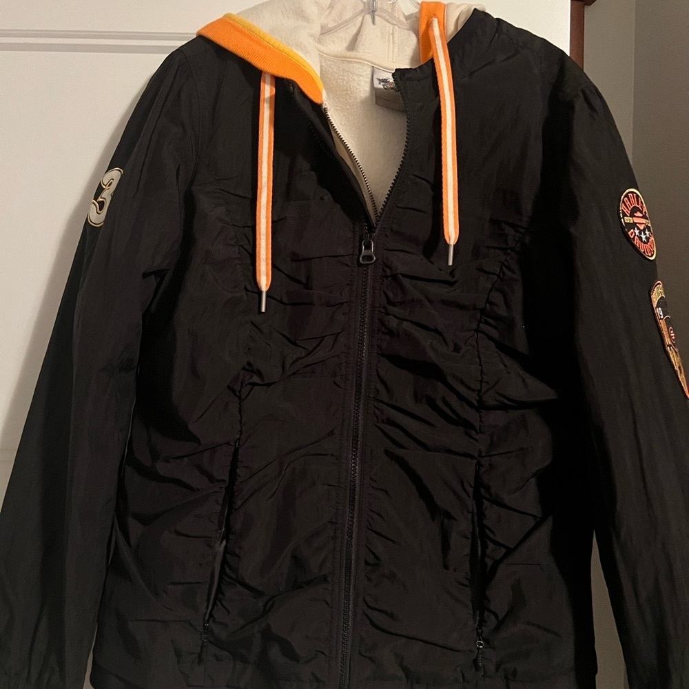 Harley Davidson large, 3 in one Epic jacket w/full sleeve hoodie liner